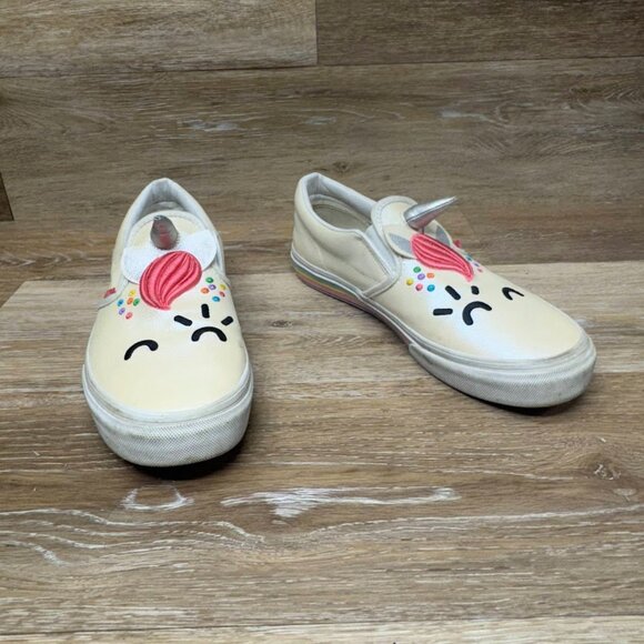 Vans x Flour Shop Unicorn Slip On Sneakers Women's Size 7 - Picture 6 of 7